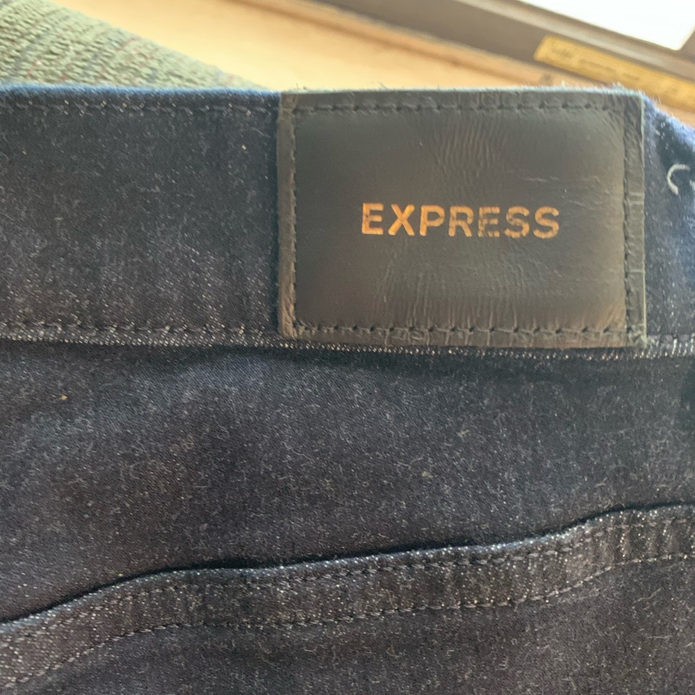 Express Bootcut Darkwash Denim Jeans
